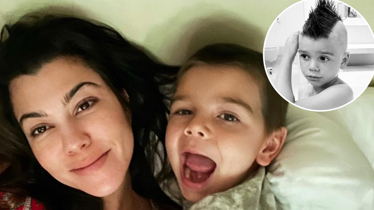Twins! Kourtney Kardashian's Son Reign Disick Dons New Mohawk Like Stepdad Travis Barker