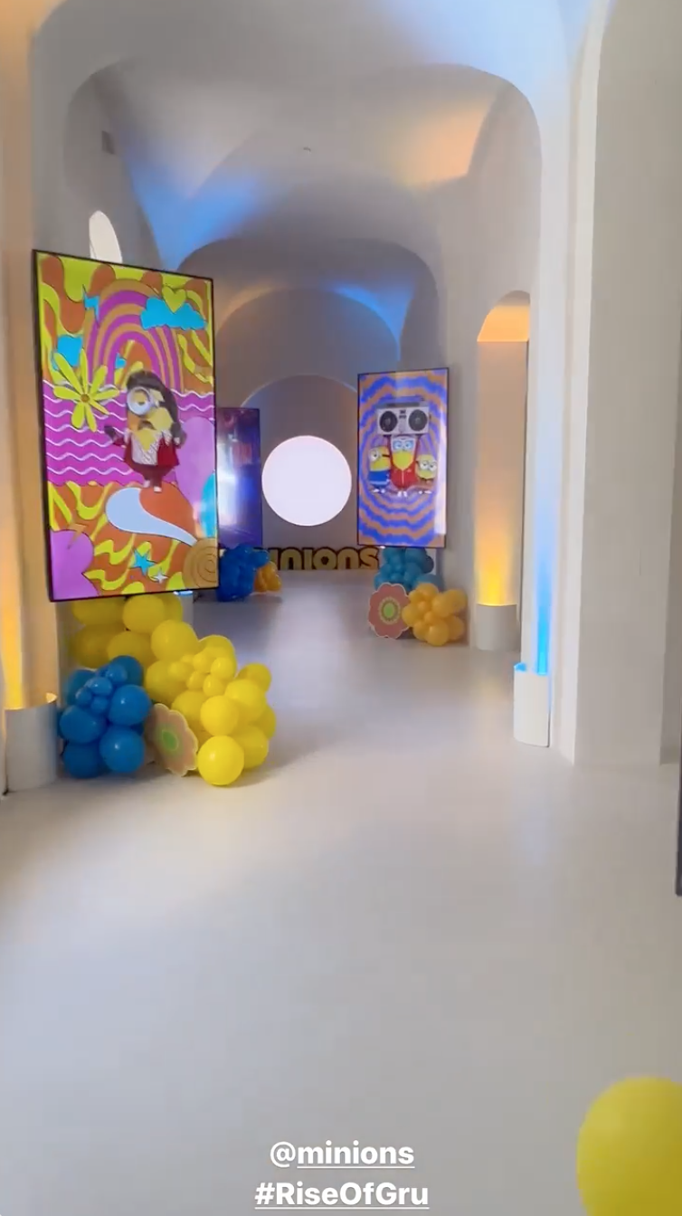 Kim Kardashian Throws 'Minions' Movie Screening Party: Photos 1