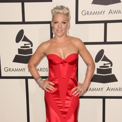 So What? Pink Is Never Afraid to Go Braless On the Red Carpet! See Photos of Her With No Bra