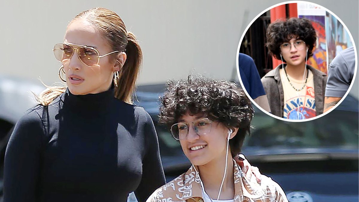Emme Muniz Rocks Edgy Look in Paris With J. Lo, Ben: Photos