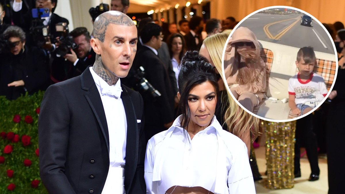 Kourtney Kardashian and Travis Barker
