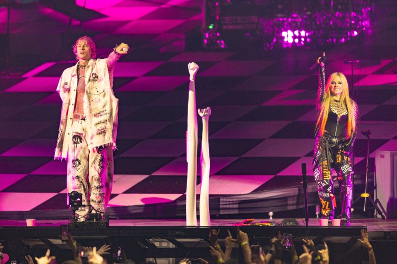 Travis Barker MGK Concert