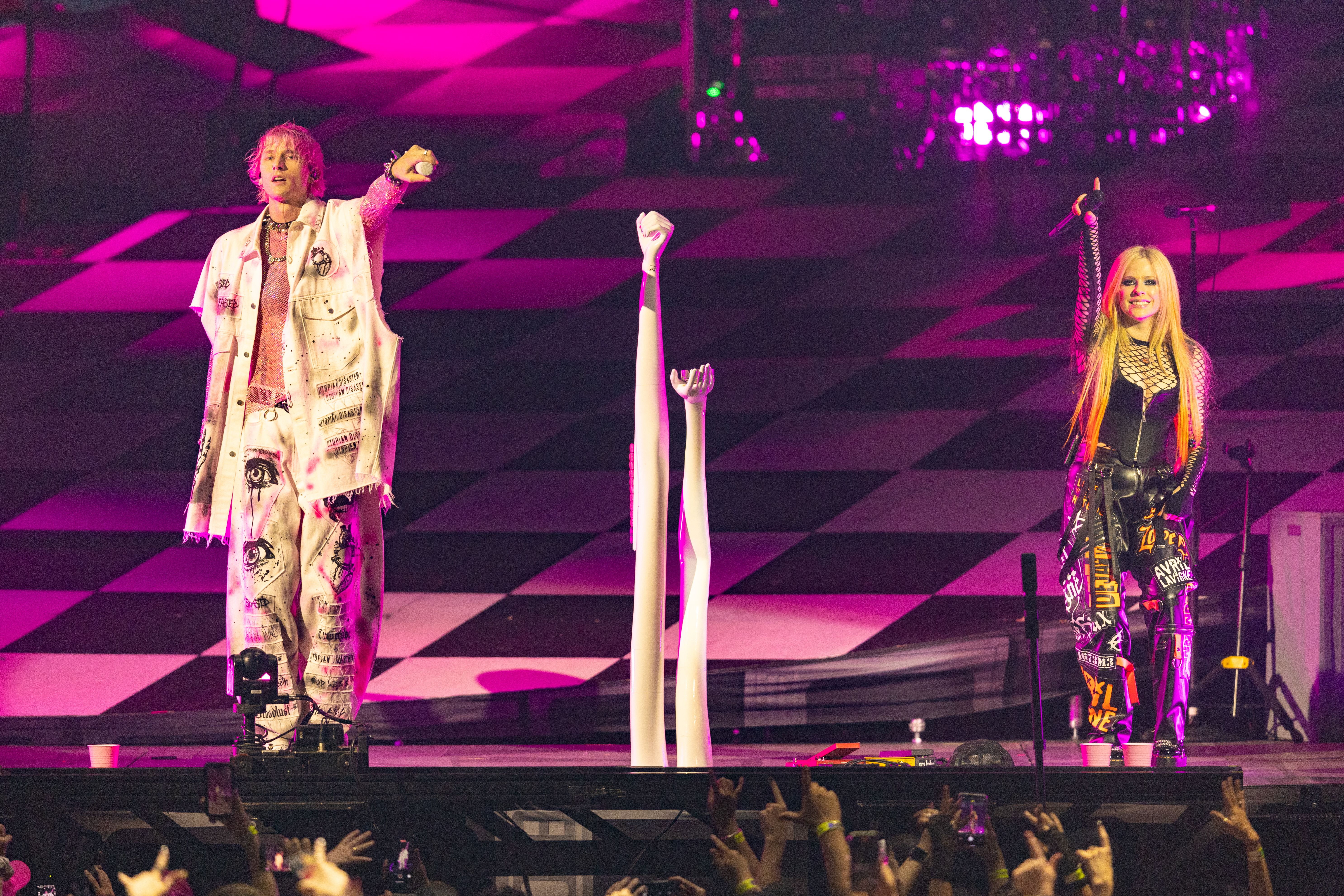 Travis Barker MGK Concert