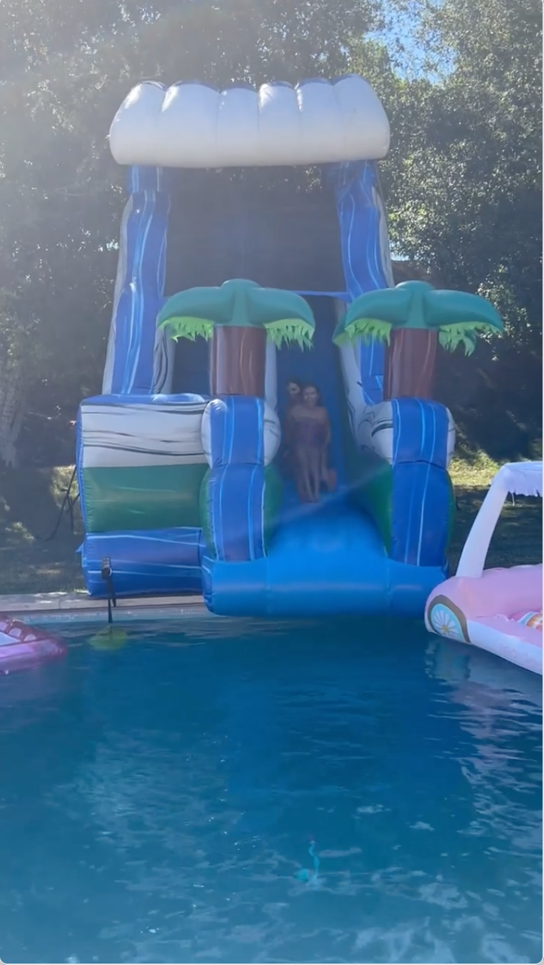 Penelope Disick's All-Pink 10th Birthday Party: Photos Waterslide