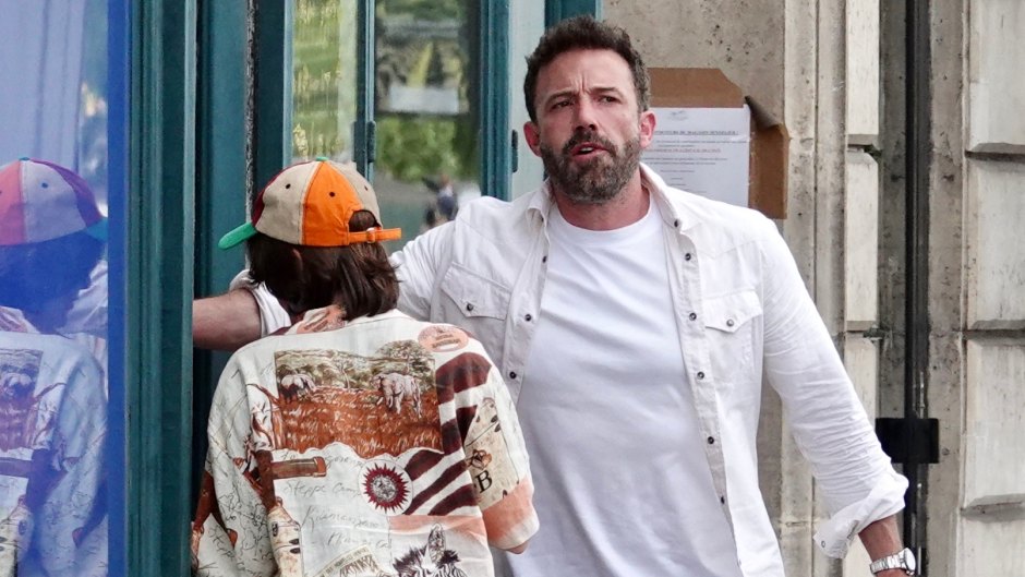 Summer Spree! Ben Affleck and Daughter Seraphina Shop in Paris Amid Honeymoon With J. Lo