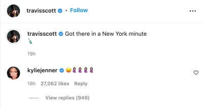  Kylie Jenner Sparks Pregnancy Rumors After Leaving a Flirty Comment Under Travis Scott's IG Picture