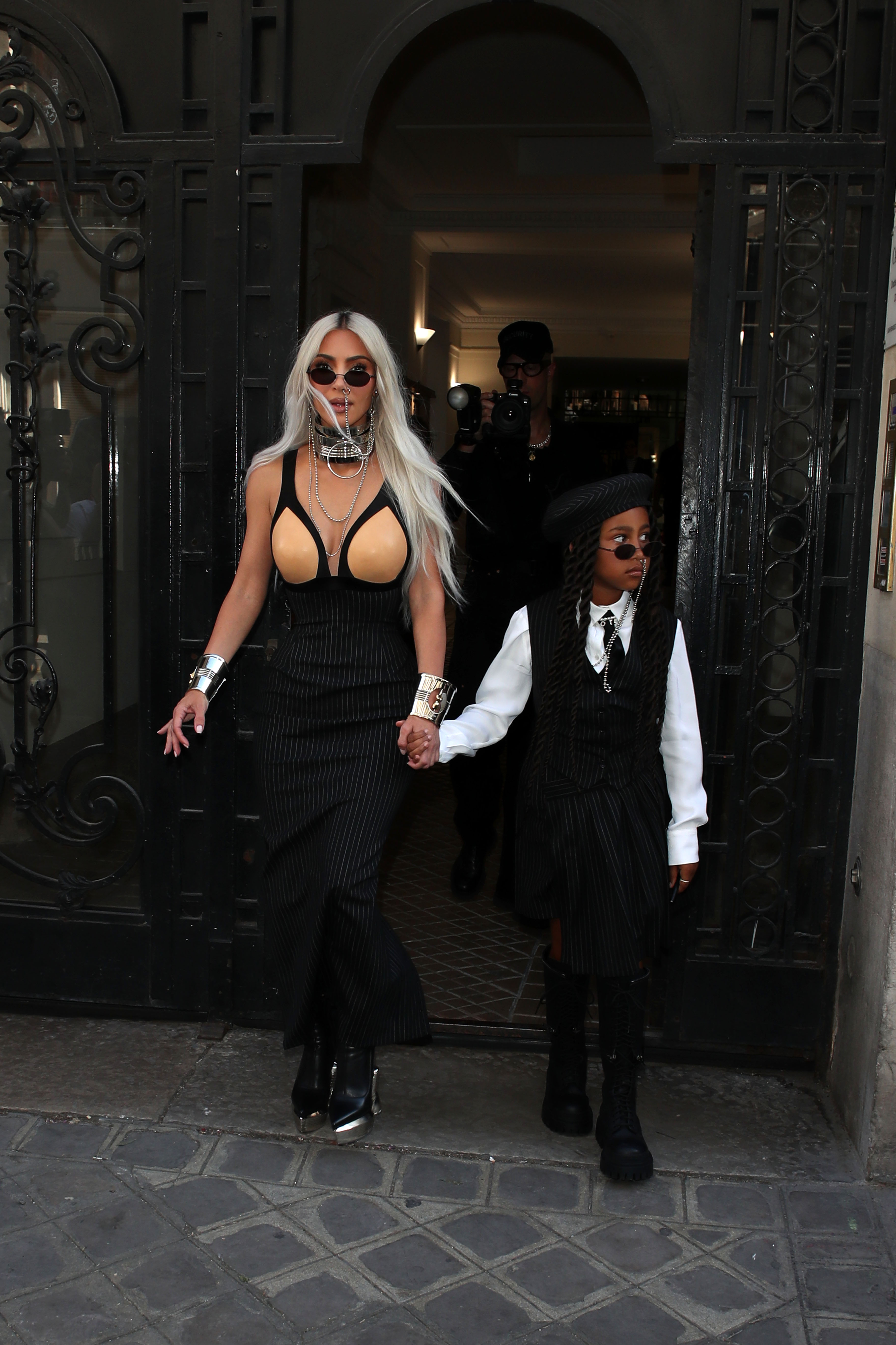 Kim Kardashian, North West at Paris Fashion Week: Outfits, Photos