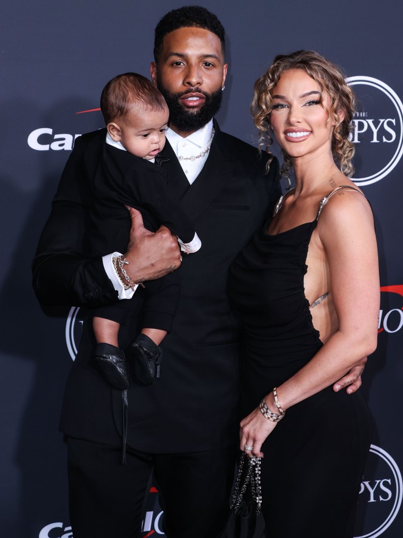 Odell Beckham Jr. and Lauren Wood 2022 ESPY Awards