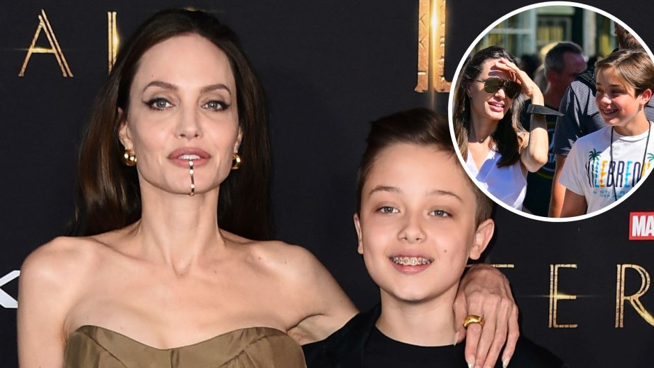 Angelina Jolie, Son Knox Visit Universal Studios: Photos