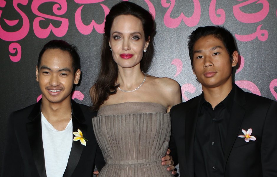 Angelina Jolie Talks Working With Sons Pax, Maddox on Filmq