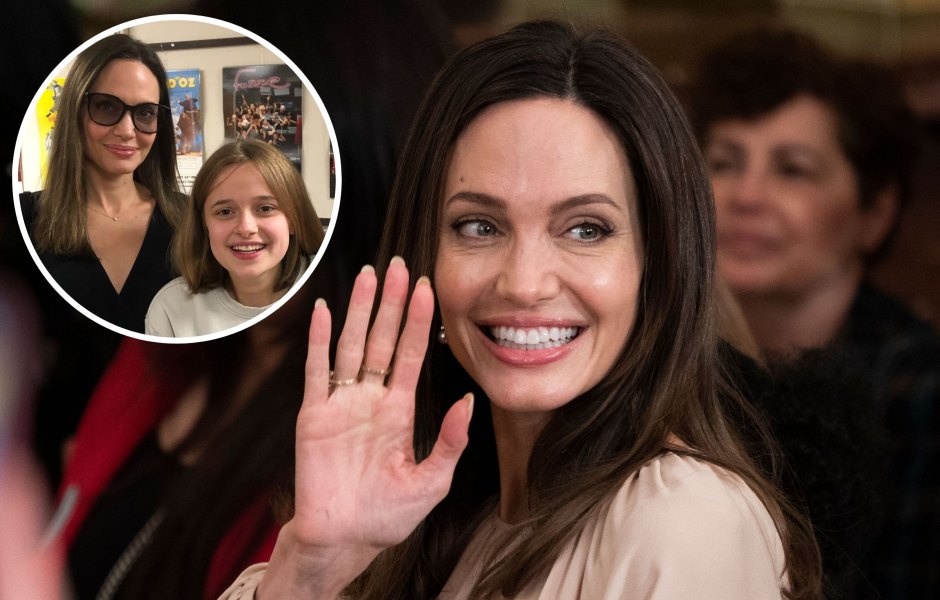 Angelina Jolie's Daughter Vivienne Meets 'Dear Evan Hansen' Cast