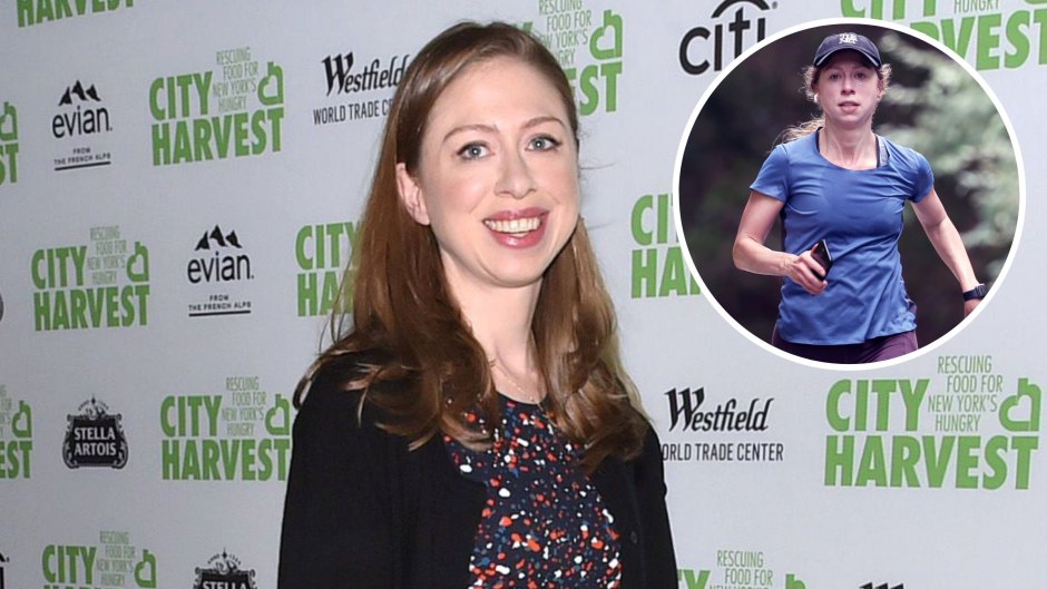 Chelsea Clinton Shows Off Toned Legs in Jogging Shorts: Photos