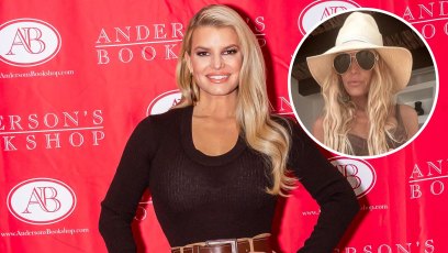 Jessica Simpson bares her VERY toned tummy in a sexy crop top and