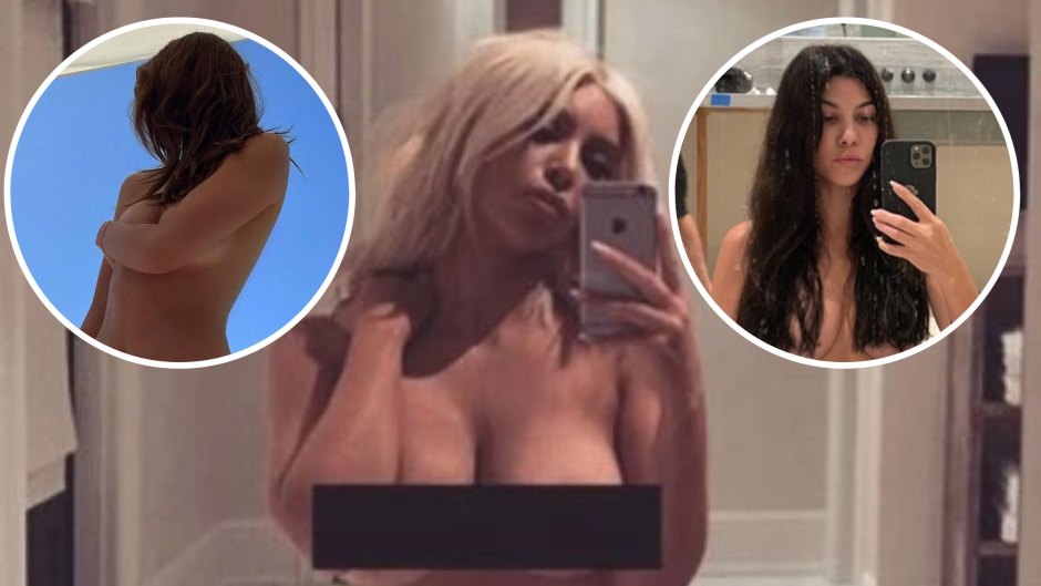 Kardashian-Jenner Women's Sexiest Nude Pictures: Topless, More