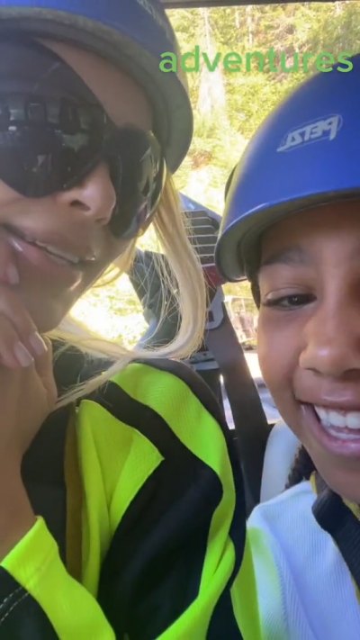 Kim Kardashian Playfully Scolds North After Going Ziplining: 'Do You Hear Me?'