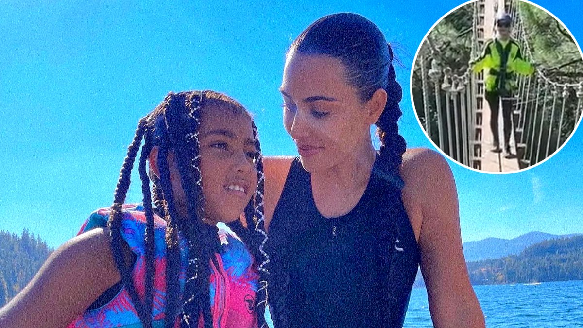 Kim Kardashian Playfully Scolds North After Going Ziplining: 'Do You Hear Me?'