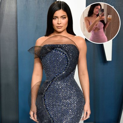 Kylie Jenner Stuns in Pink Minidress for 25th Birthday Brunch