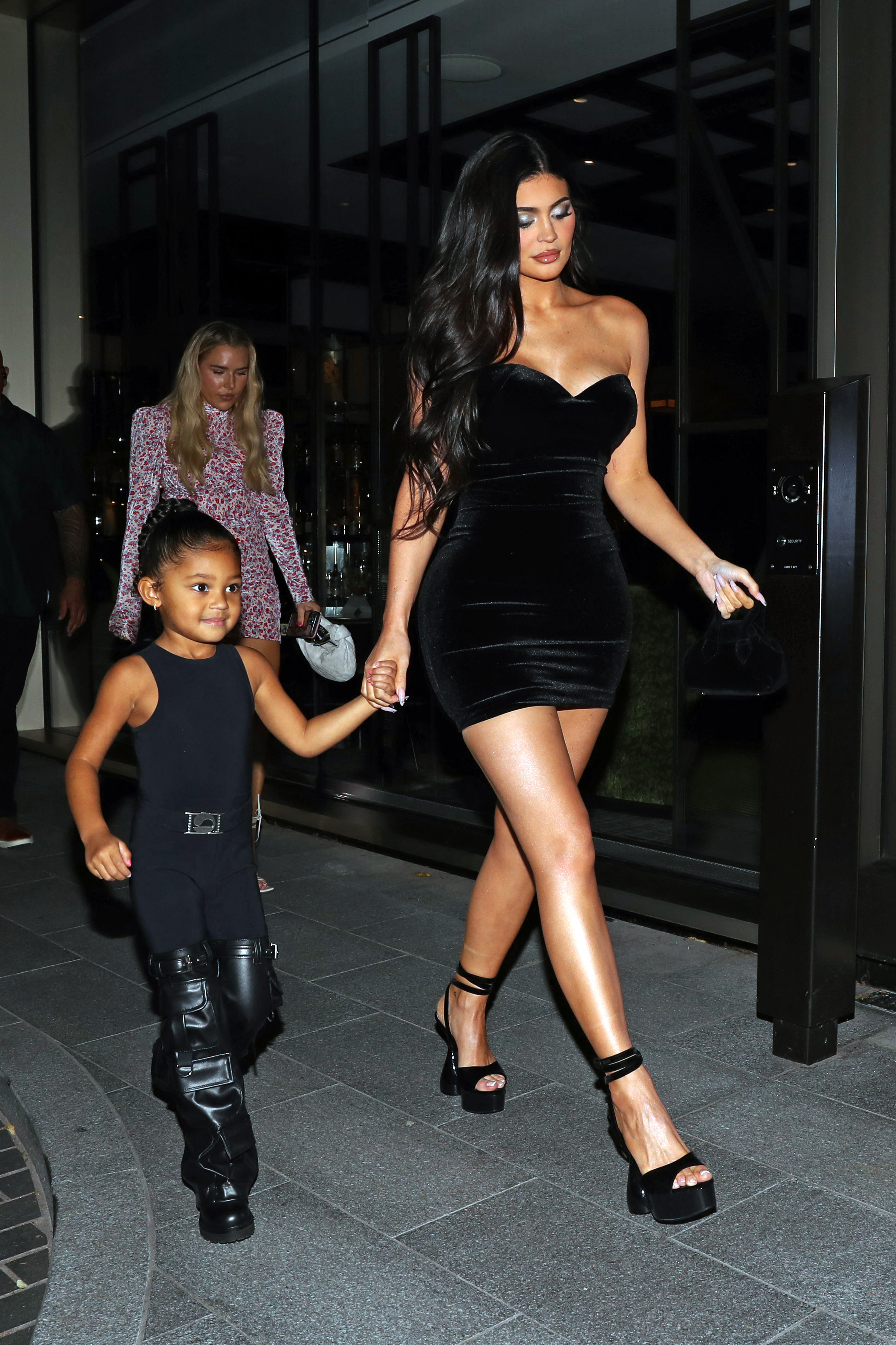 Kylie Jenner, Travis Scott Hold Hands With Stormi in London