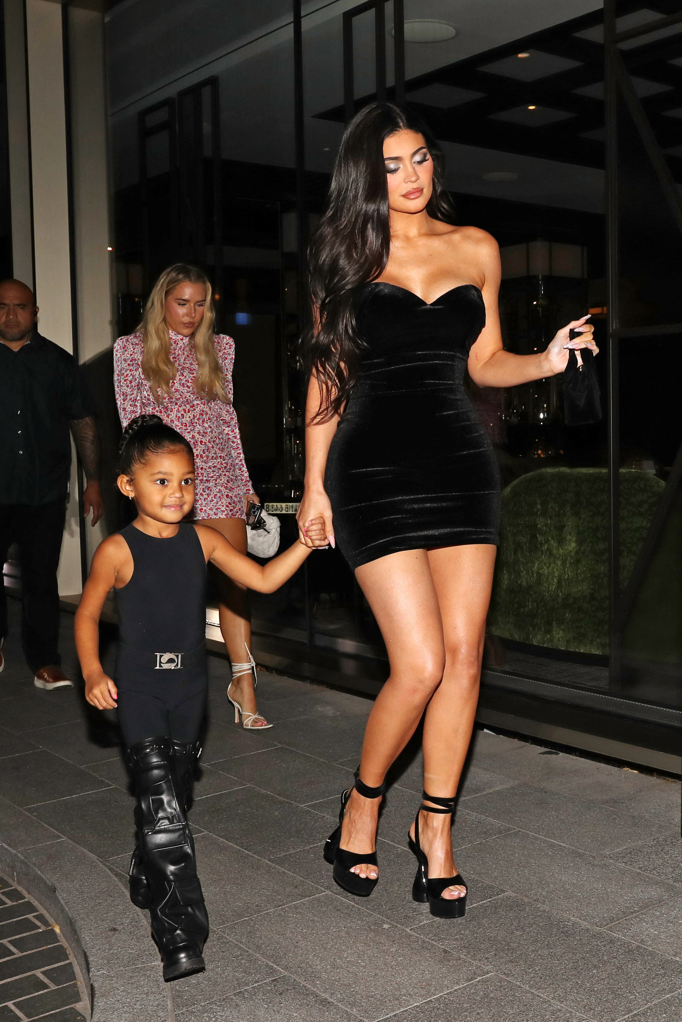 Kylie Jenner, Travis Scott Hold Hands With Stormi in London