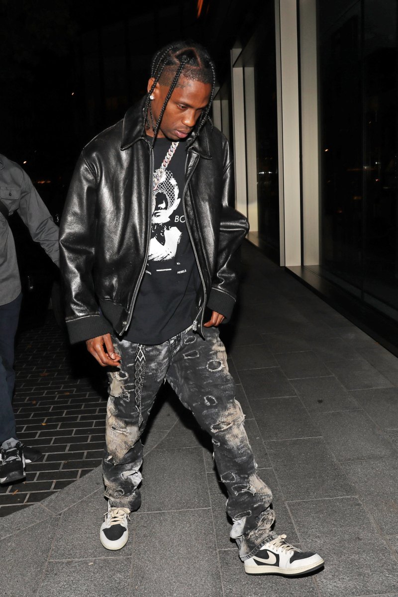 Kylie Jenner, Travis Scott Hold Hands With Stormi in London