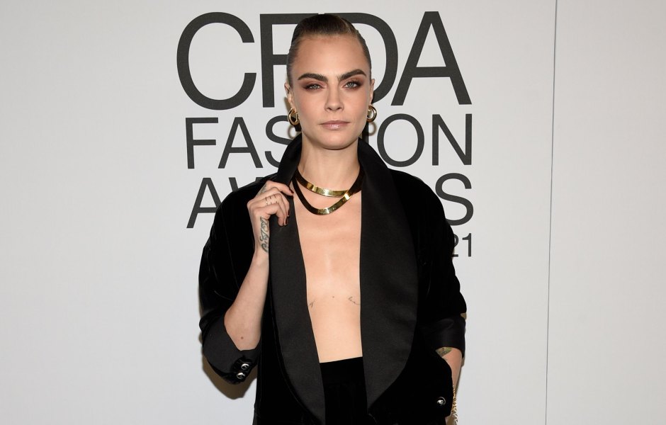 Cara Delevingne Is the Leader of Sleek Braless Outfits: See Photos of the Actress Without a Bra