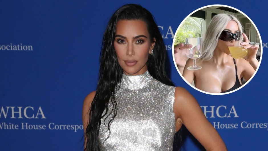 Kim Wears Sexy Off-Shoulder Bikini Top at Kylie’s Party: Photos