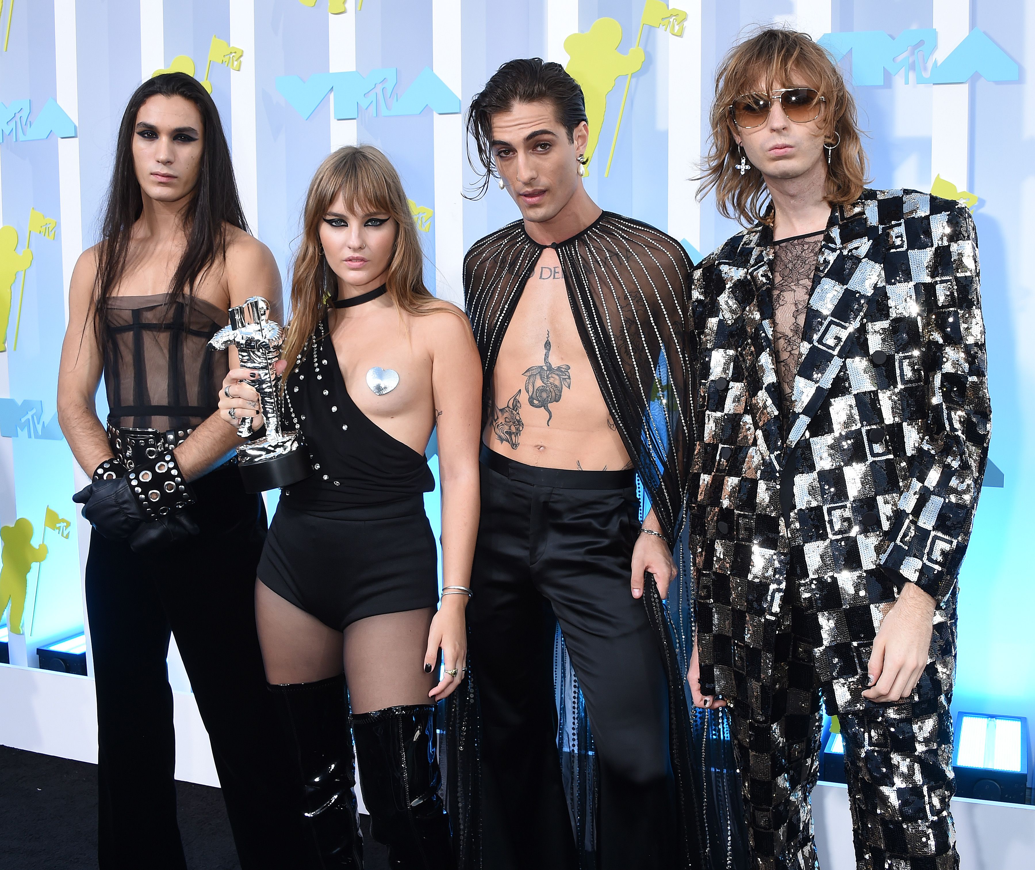 Maneskin MTV Video Music Awards, Arrivals, Prudential Center, New Jersey, USA - 28 Aug 2022