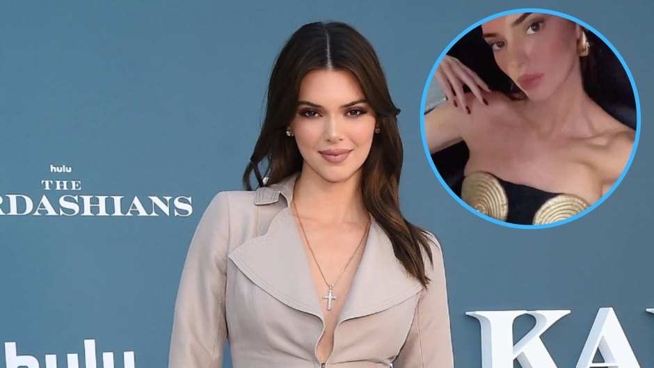 Kendall Jenner Cone Bustier Bra Top: Photos of Sexy Look