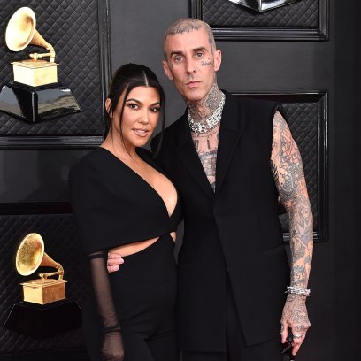 NSFW! Kourtney Kardashian Says She Did the Dishes 'Completely Butt Naked' with Travis Barker in Palm Springs