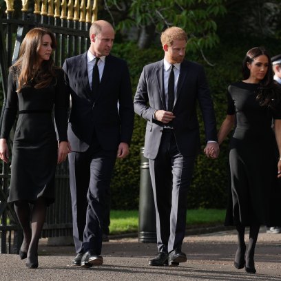 Prince William, Kate, Prince Harry and Meghan Unite in Rare Moment After Queen Elizabeth's Death