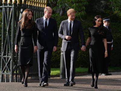 Prince William, Kate, Prince Harry and Meghan Unite in Rare Moment After Queen Elizabeth's Death