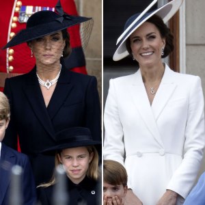 Princess Kate Radiates Regal Elegance in Black Dress at Queen Elizabeth II's Funeral: See Photos