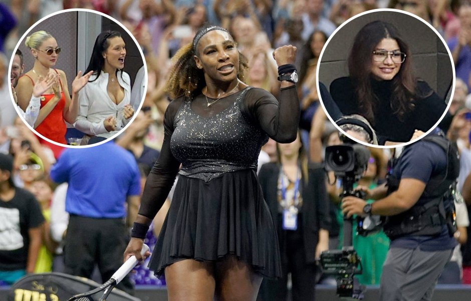 Celebrities Attend U.S. Open to Watch Serena Williams