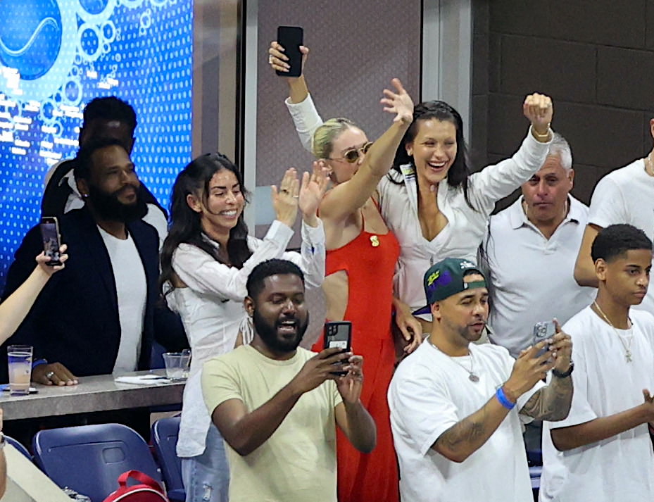 Celebrities Attend U.S. Open to Watch Serena Williams