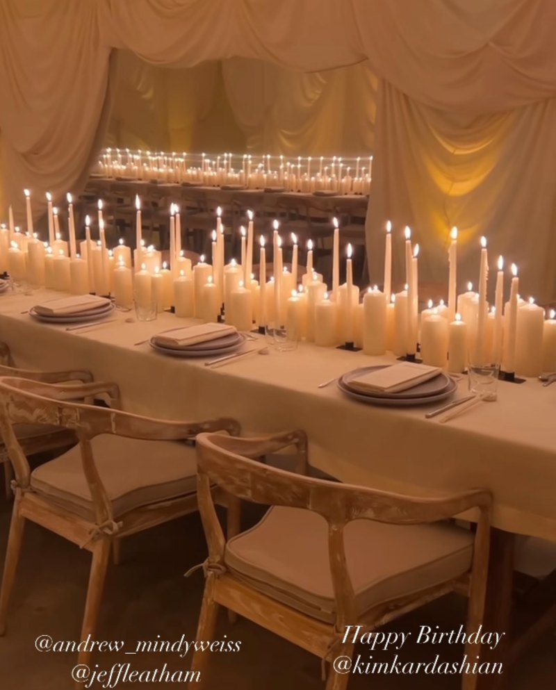 Kim Kardashian Celebrates 42nd Birthday With Family and Friends at Elegant Dinner: Photos