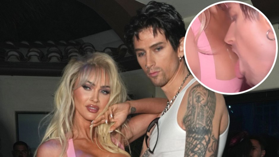 MGK Licks Megan Fox’s Boobs in Pam and Tommy Halloween Costumes: See Photos of the Sexy Moment