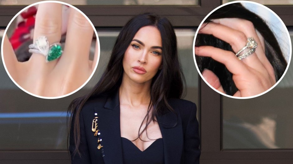 Megan Fox’s Engagement Rings From Machine Gun Kelly and Ex-Husband Brian Austin Green Compared: Photos