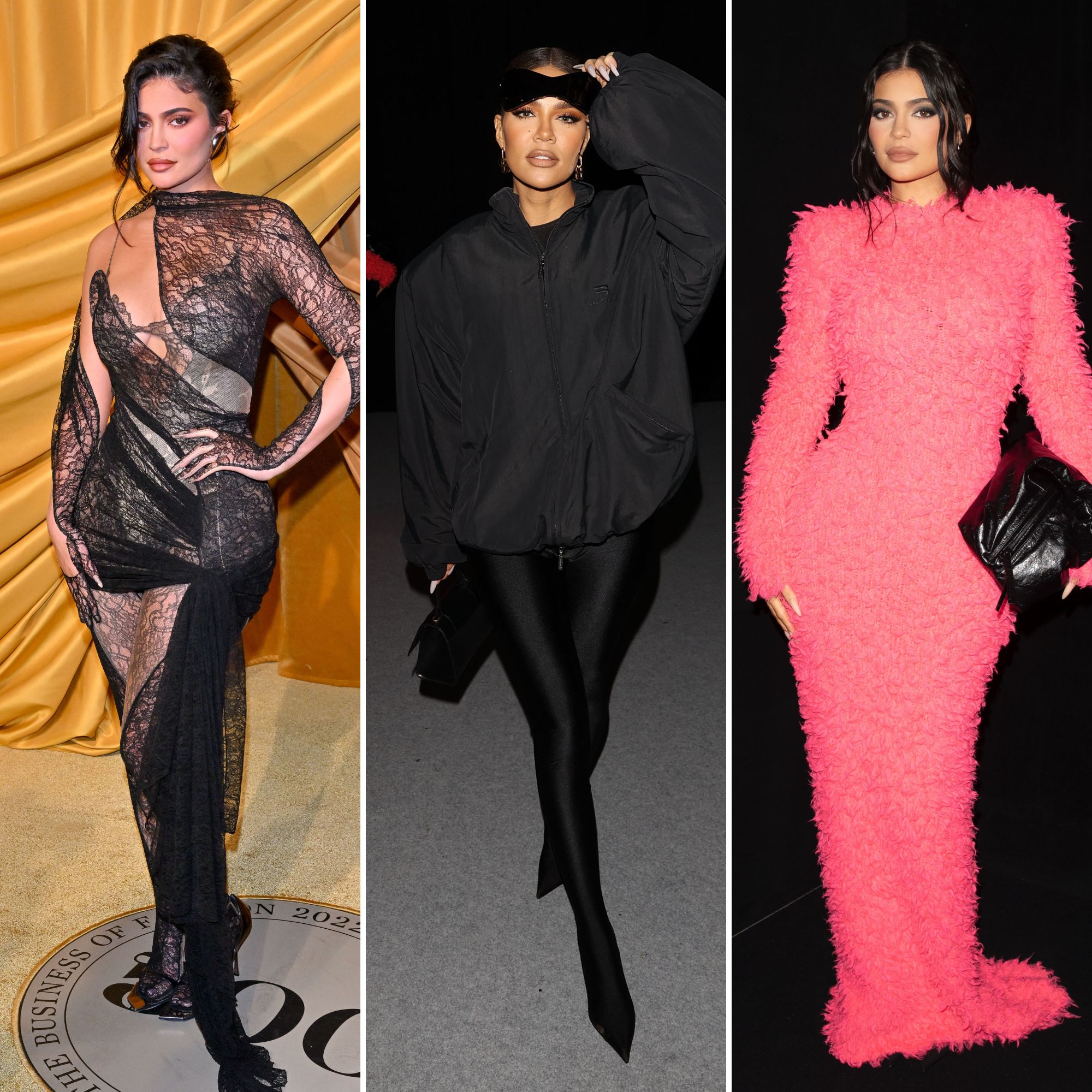 Kendall, Kris Jenner Go Sheer at Paris Fashion Week: Photos