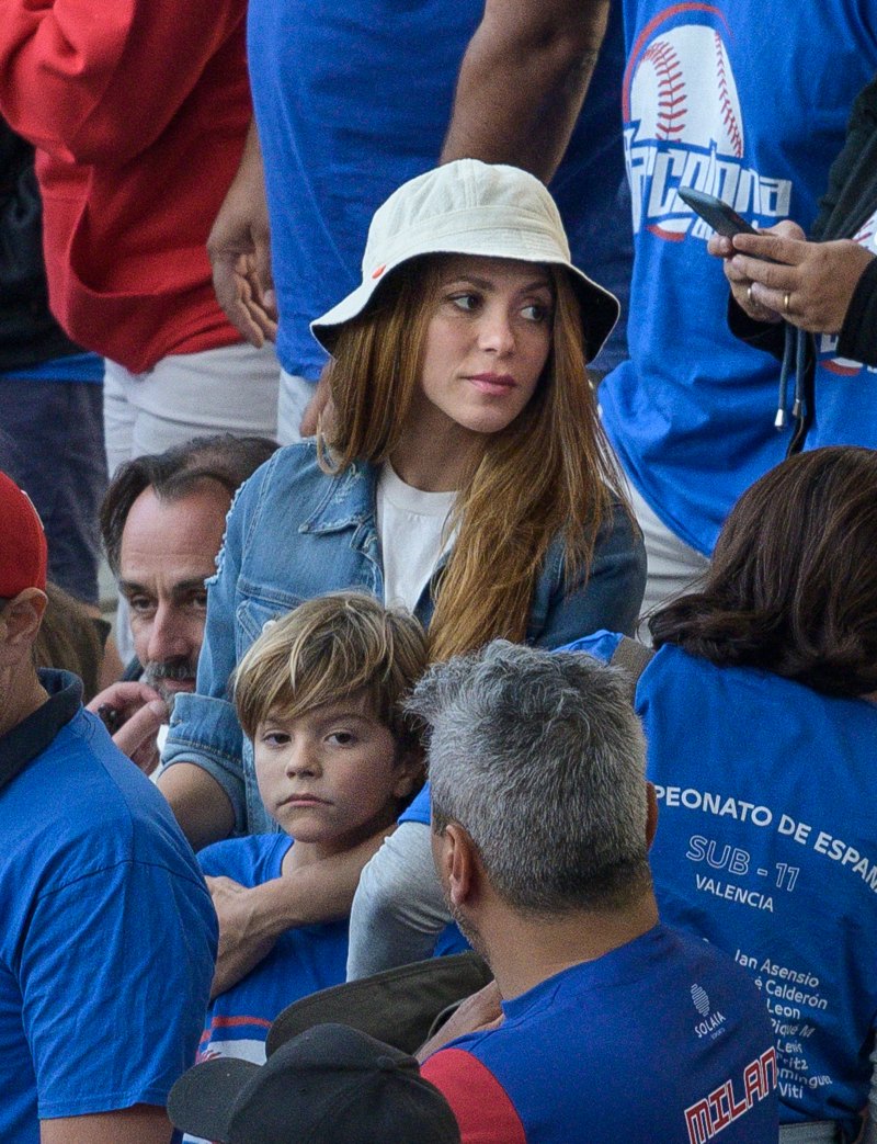 Shakira and Ex Gerard Pique Keep Their Distance During Son’s Soccer Game Following Split: Photos