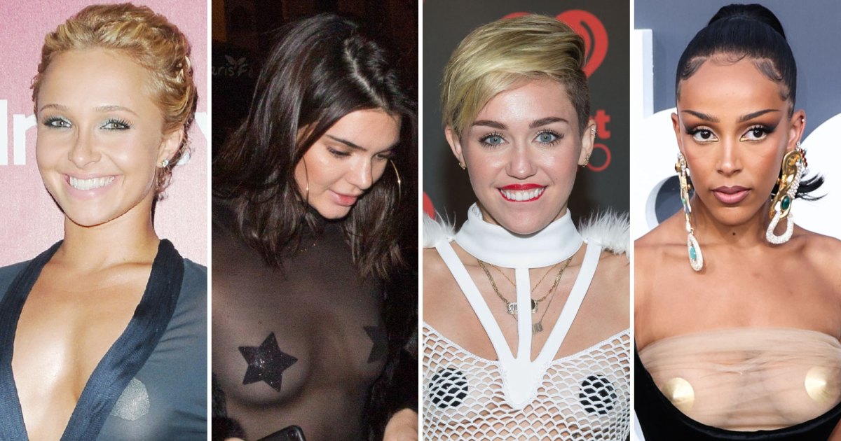 Celebrities Wearing Pasties: Sexiest Boob-Baring Photos