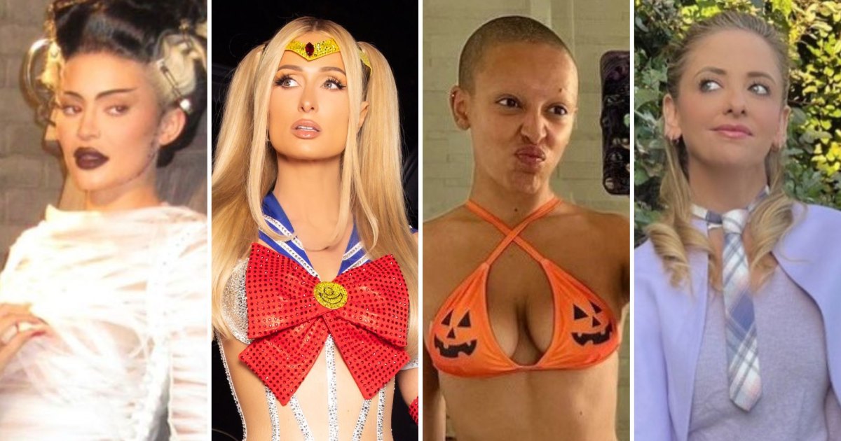 Celebrities dressed as other celebrities for Halloween