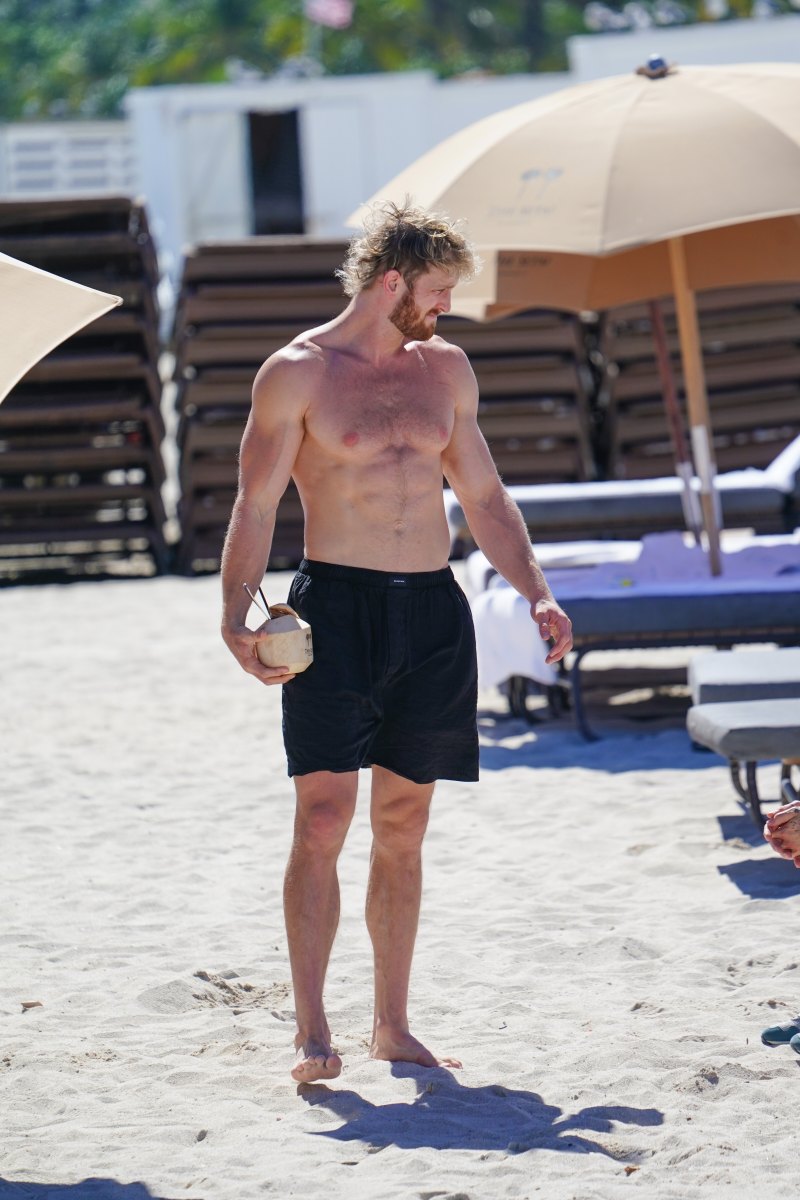 Logan Paul Proves He and Nina Agdal Are Still Going Strong With Beach Date: Photos