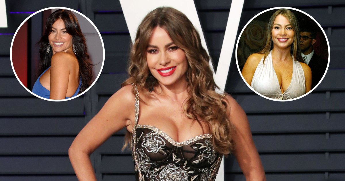 Sofia Vergara shows off her curves wearing nothing but a white
