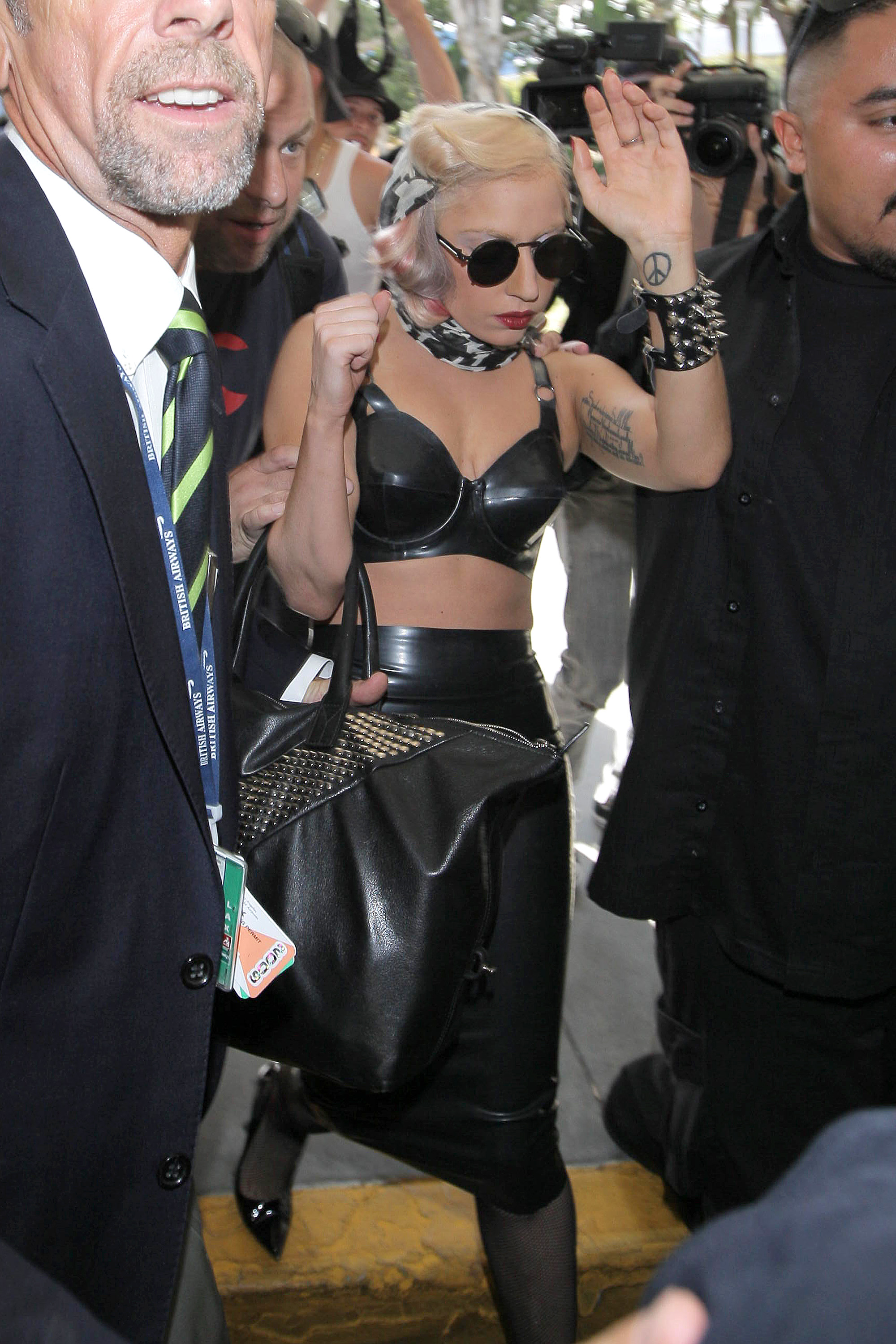 Celebrities in Cones Bras