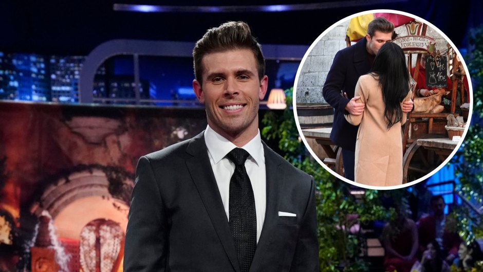 Zach Shallcross Cozies Up to a Contestant in 'The Bachelor' Season 32 Behind-the-Scenes Photos