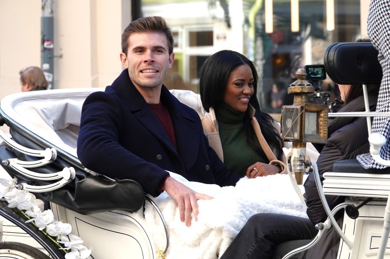 Zach Shallcross Cozies Up to a Contestant in 'The Bachelor' Season 32 Behind-the-Scenes Photos