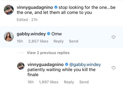Gabby Windey Jersey Shore Vinny Flirty Comments