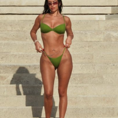 Anastasia 'Stassie' Karanikolaou Green Bikini Mexico