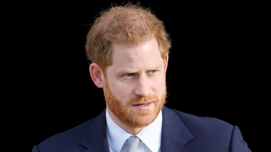 Prince Harry looking to his left