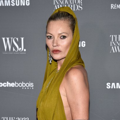 Kate Moss in See-Through Yellow Dress at WSJ Awards: Photos